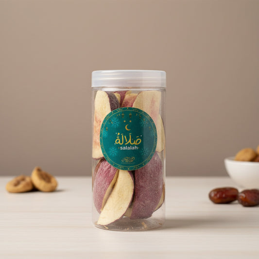 تفاح احمر مجفف بالتبريد